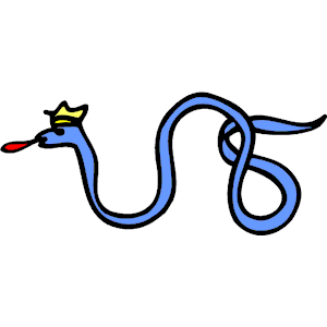 Snake Wearing Crown