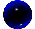 Glass Blue Ball