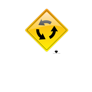 circular intersection warning