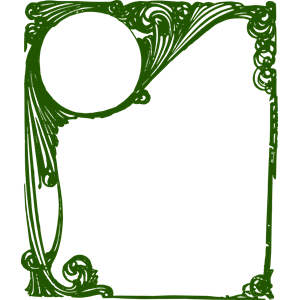Curly Frame - Green
