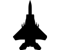 Fighter jet (top view)