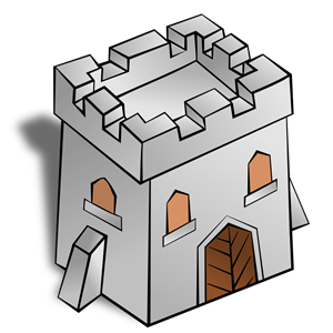 RPG map symbols: Tower Square