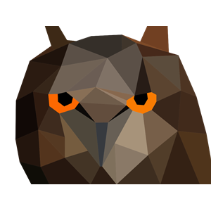 Low Poly Owl Head