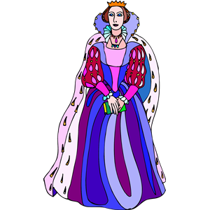 Shakespeare characters - queen 2 (colour)