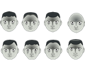 8 heads