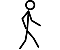 Stick Figure Walking