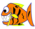 Cartoon Orange Fish