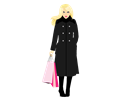 Blonde Woman Shopping