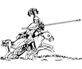 Jousting knight 1