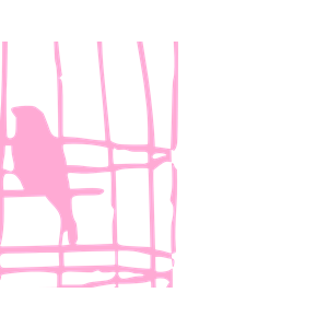 Dusky Pink Birdcage
