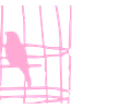 Dusky Pink Birdcage