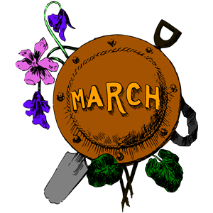 Illustrated months (March, colour)