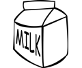 milk bw