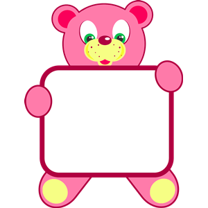 Teddy Bear Sign