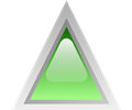 led triangular green