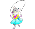 Mouse Jumping Rope