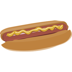 Hot dog by Rones