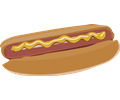 Hot dog by Rones