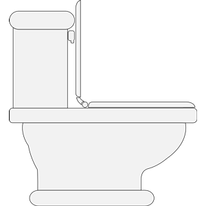 Toilet (Seat Open)