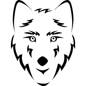 Blank Wolf Head (Stylized)