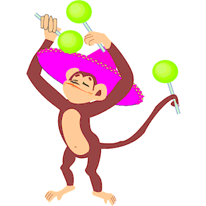 Monkey with Maracas