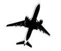 Malaysia Air MH17 Flight Crash Airplane Outline