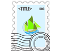 Postage Stampe template