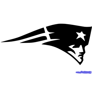 How To Draw The Patriots Logo New England Patriots Step