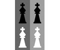 2D Chess set - King