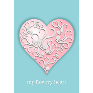Flowery heart