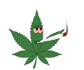 Animated Marijuana Leaf