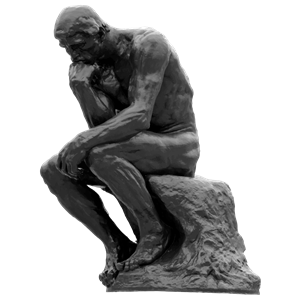 The Thinker Grayscale