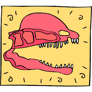 Dinosaur Skull 11