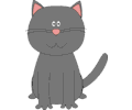 Gray cat