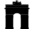 Arc de Triomphe Silhouette