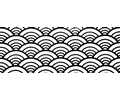 Japanese Folk Wave Pattern