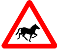 Roadsign Horse