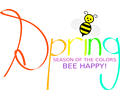 Spring with bee
