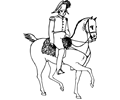 Nobleman on horseback