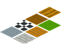 isometric floor tile