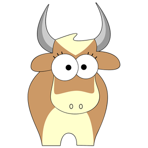 Comic Cow Character
