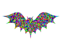 Low Poly Prismatic Bat