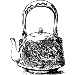 Japanese dragon teapot