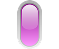 led rounded v purple