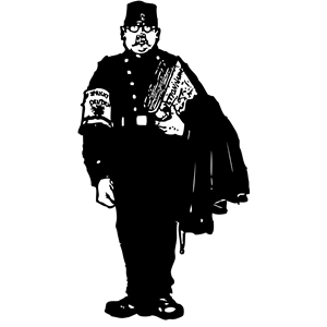 gendarme with a dictionary