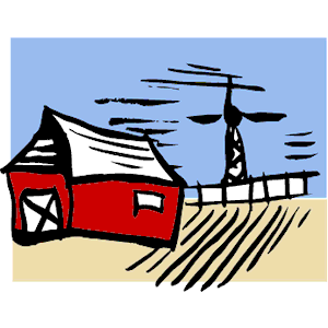 Barn & Windmill