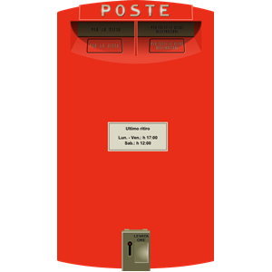 Public Italian postbox
