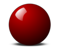 Red Snooker Ball
