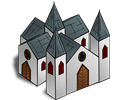 RPG map symbols: Cathedral