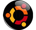 Ubuntu button-black